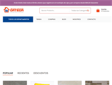 Tablet Screenshot of importadoraortega.com